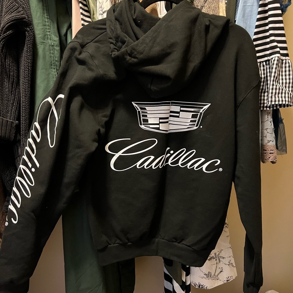 Cadillac hoodie sweatshirt.